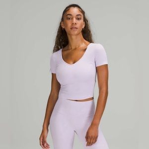 LVDW Purple Lululemon Align Tee. Size 4. NEVER WORN. New!!! Lavender